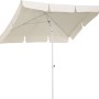 Schneider Balkonschirm Ibiza, 180x120 cm, Natur, mit Push-Up Mechanik.