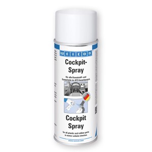 WEICON Cockpit-Spray 400ml für KFZ-Innenraum Kunststoff- & Gummipflege.