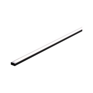 Paulmann Base Profil, 2 m, mit weißem Diffusor, eloxiert, für LED-Streifen.