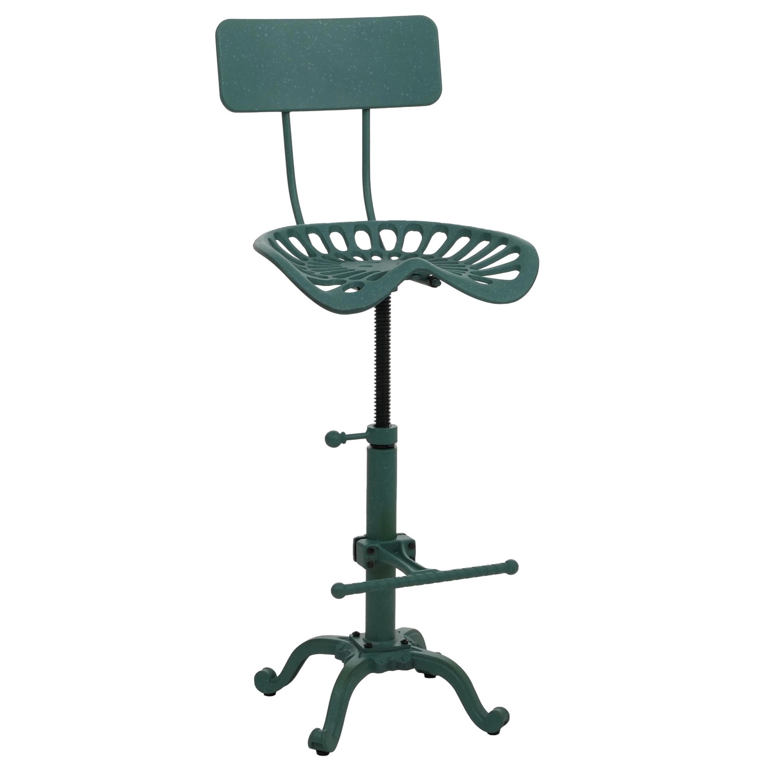 PROREGAL Barhocker Sitzhöhe 50-64cm Höhenverstellbar Drehbar Fußablage Indu günstig online kaufen