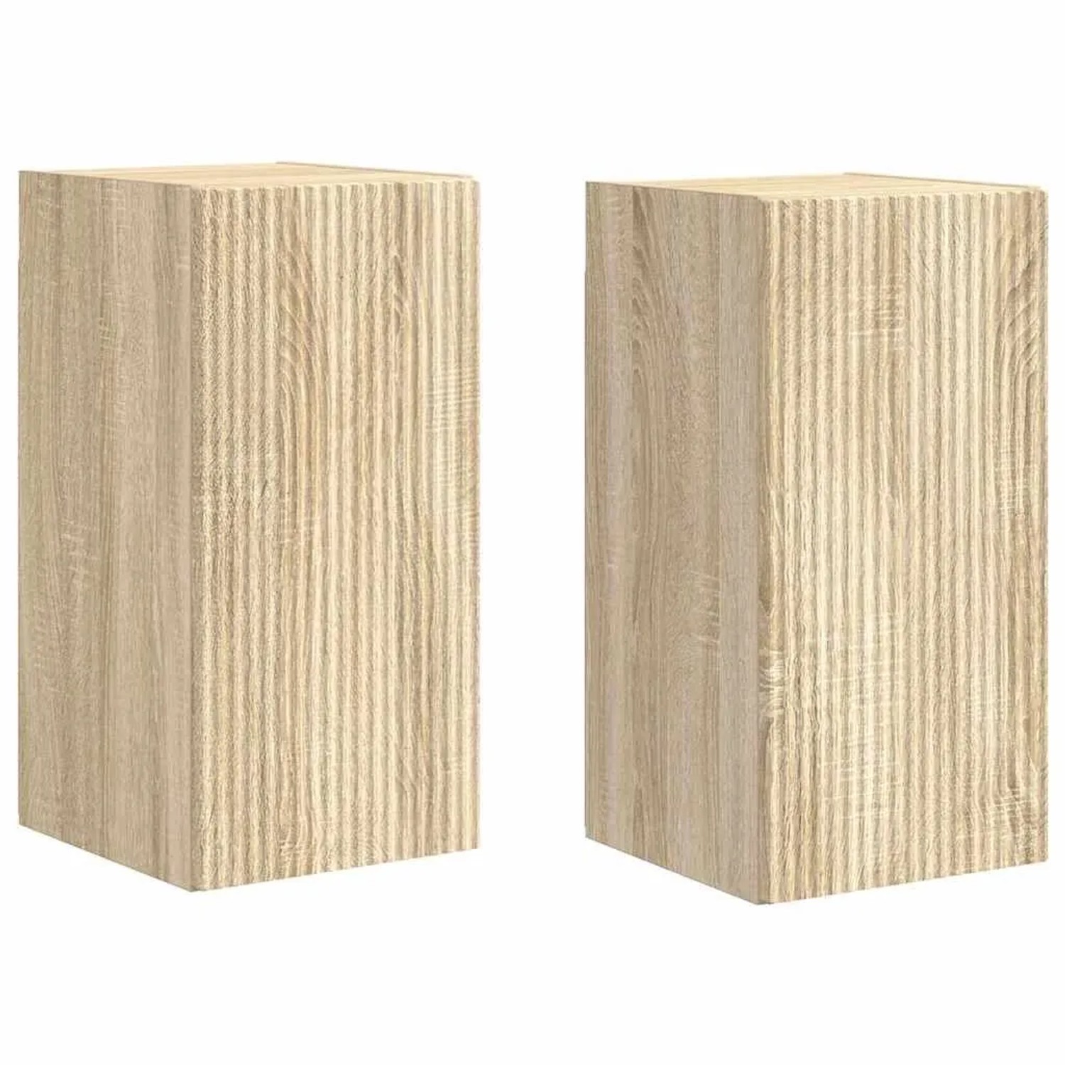 vidaXL TV-Wandschrank 2 Stk Sonoma 30 x 31 x 60 cm Holzwerkstoff 892274