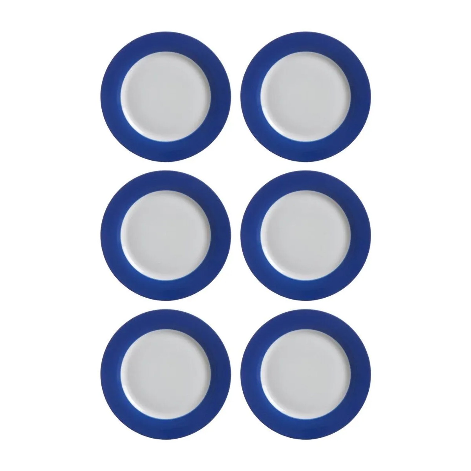Ritzenhoff & Breker DOPPIO Dessertteller 20 cm 6er Set Blau