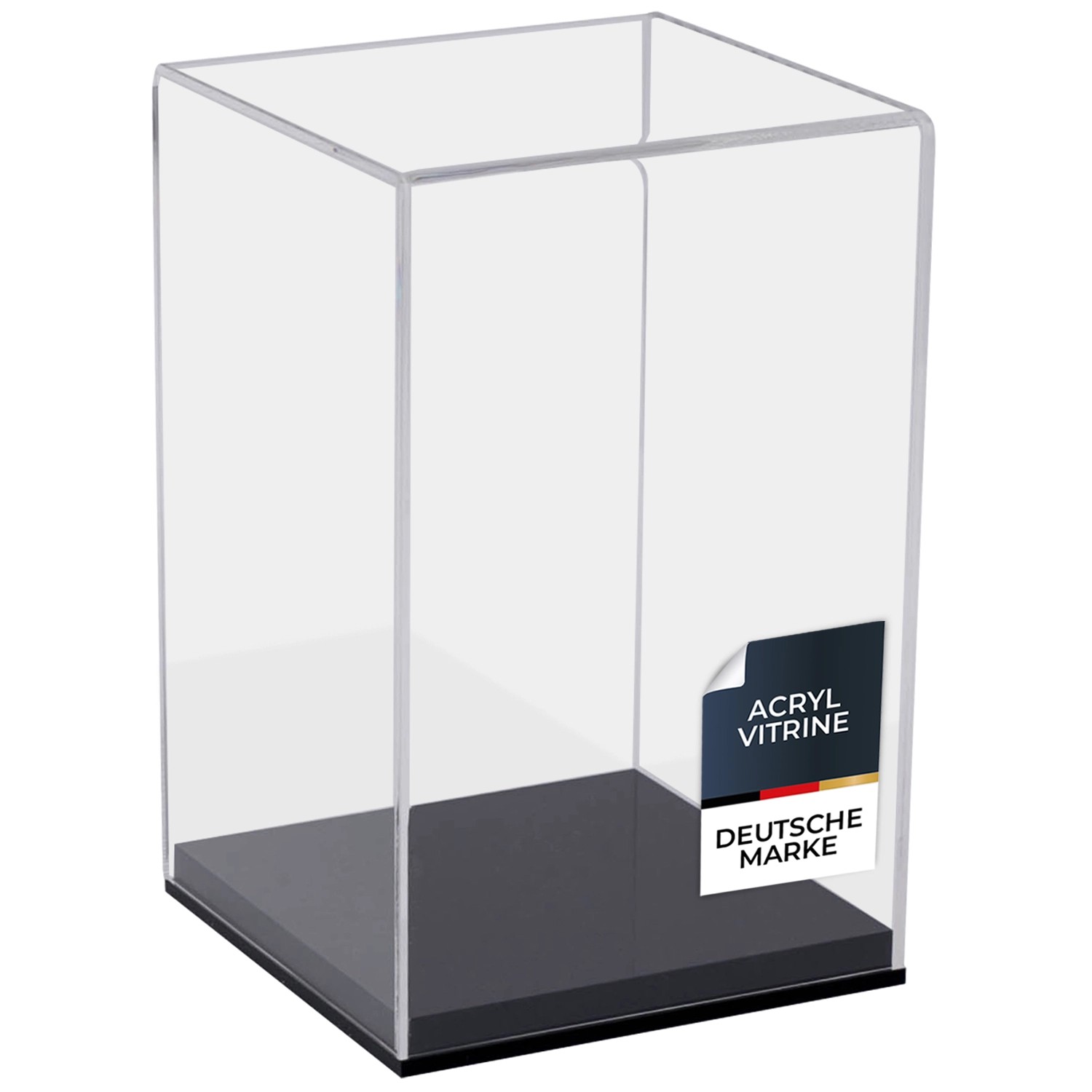 HMF 46811 Acryl Vitrine Schaukasten für Modellautos Figuren 14 x 14 x 22 cm Transparent