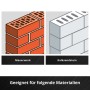 Symbolbild: Mauerwerk aus roten Ziegeln und Kalksandstein, geeignet für Steinbohrer-Set.