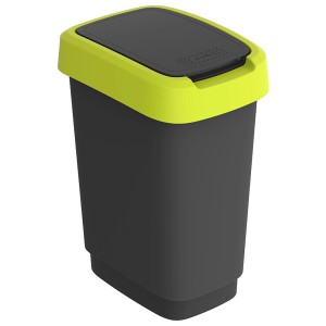 Rotho Swingeimer Twist 10 l Lime Grün