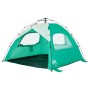vidaXL Strandzelt 3 Personen Seegrün Quick Release Wasserdicht 4005315_5