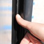 Vitavia Dichtungssatz (10m) für Gewächshäuser im Einsatz, Detailaufnahme.