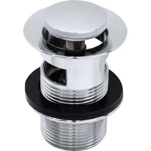 baliv Waschtischarmatur WT-5080: Pop-Up Ventil in Chrom für Waschbecken