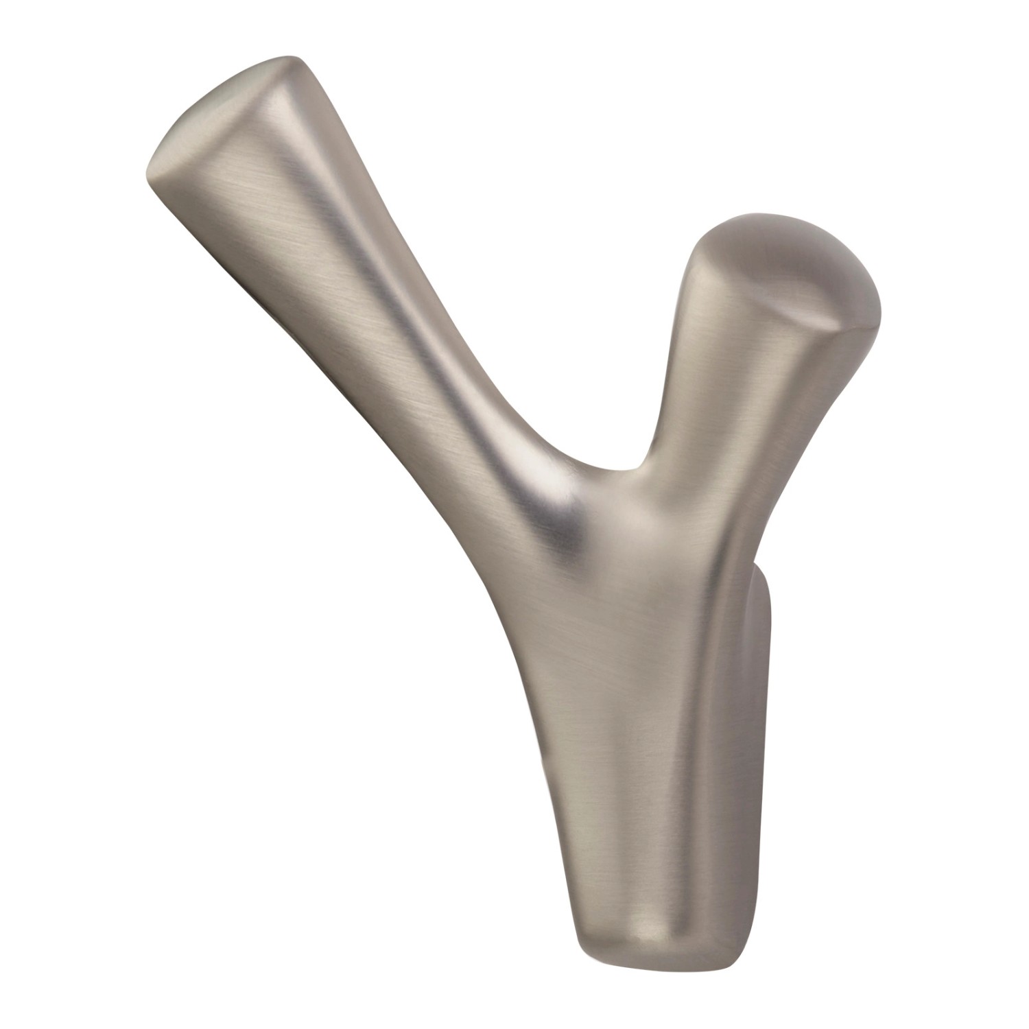 SOTECH Garderobenhaken BICORNO Höhe 82 mm x Breite 71 mm Edelstahloptik Aus Zinkdruckguss