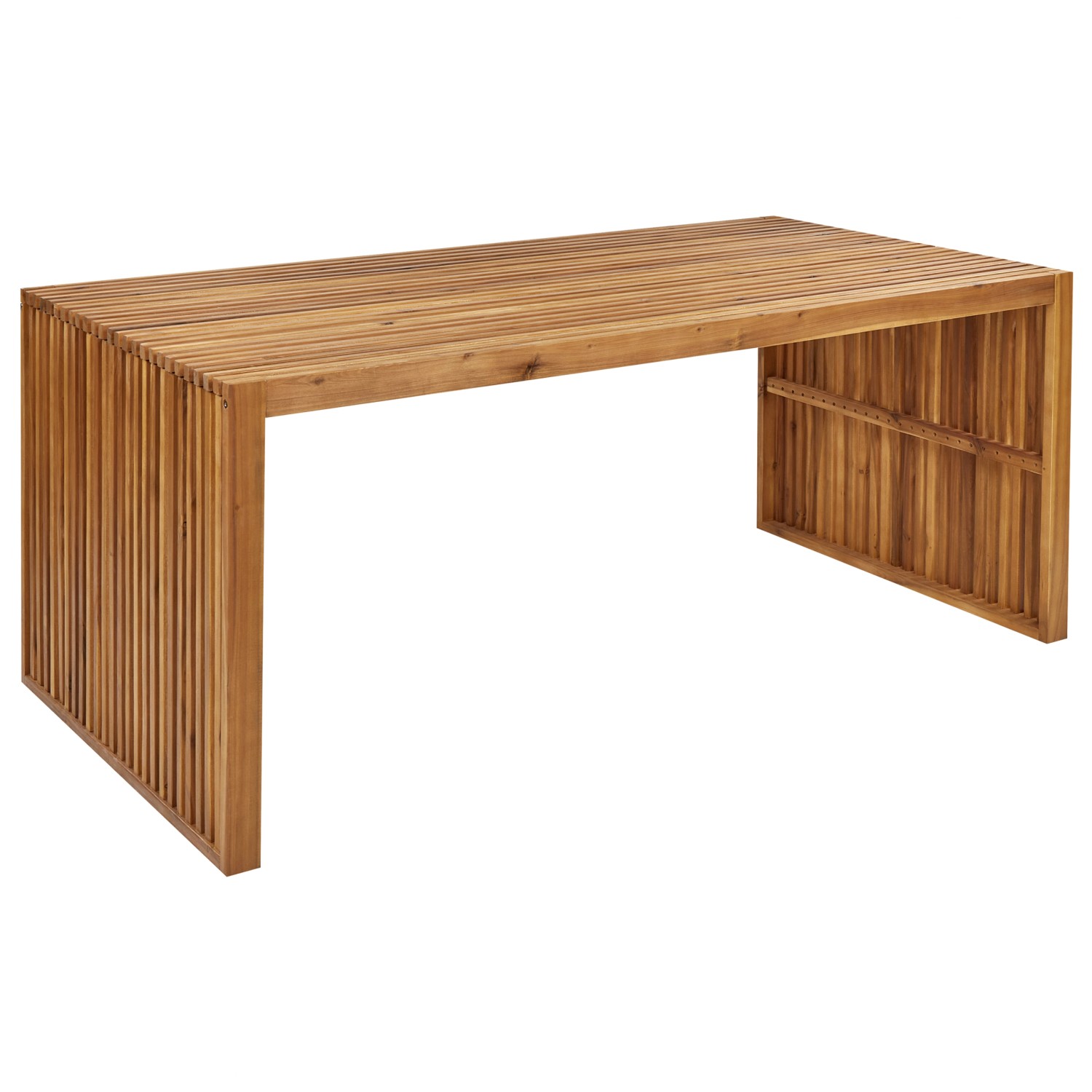 Beliani Gartentisch SULZANO Heller Holzfarbton 180x90x75 günstig online kaufen