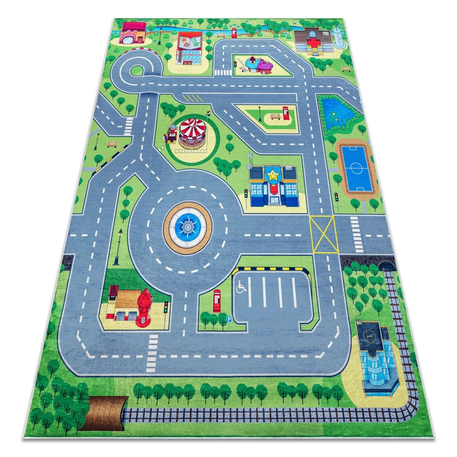 RugsX Teppich Bambino VG20940 Pastellgrün 80cm 150cm