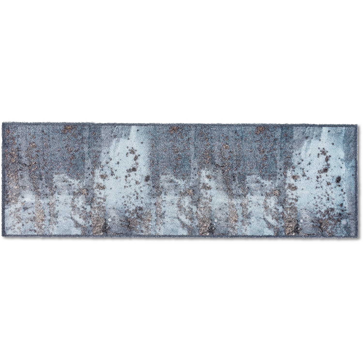 Astra Sauberlaufmatte Pure und Soft 50 cm x 150 cm Beton Hellblau günstig online kaufen