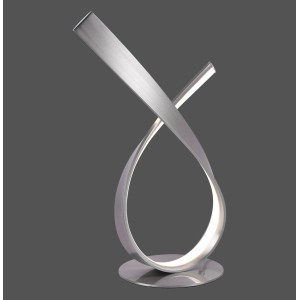 Moderne Paul Neuhaus LED Tischleuchte Linda aus Stahl, dimmbar.