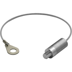 Philips Hue Secure Sicherungskabel, 1,5 m, Edelstahl für Kameraüberwachung.