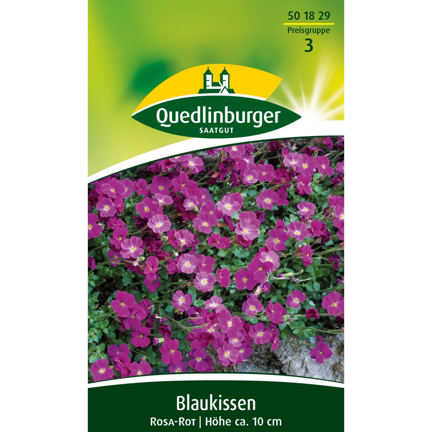 Quedlinburger Blaukissen ''Rosa-rot''