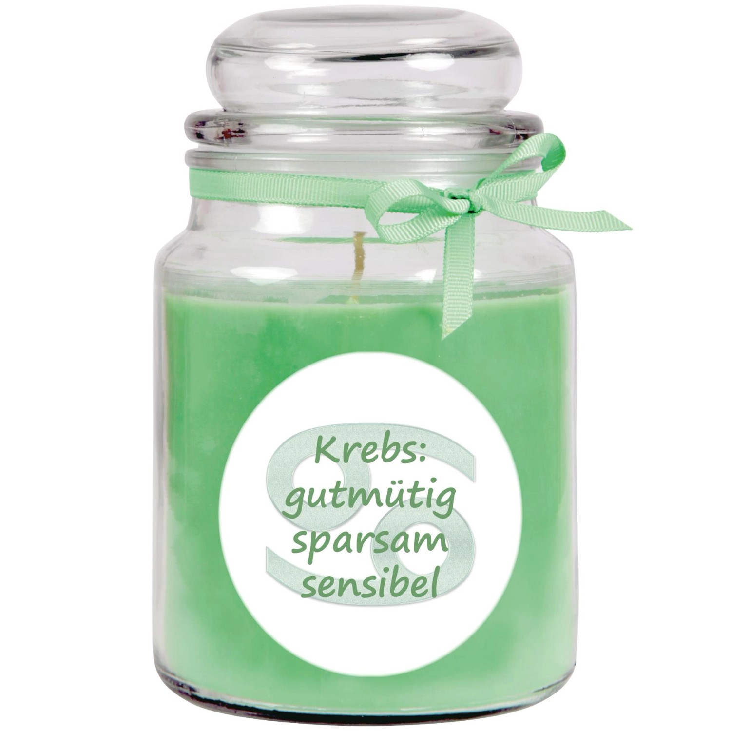 HS Candle Duftkerze & Glas Sternzeichen Coconut Limes 110 Stunden Krebs günstig online kaufen