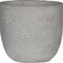 Hellgrauer Mica Pflanztopf Jimmy, Ø 13 cm, aus robustem Zement für den Innenbereich.