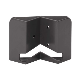 Oktaplex Eckwandhalter in Anthrazit für Cali/Cali Dos Außenleuchten zur Eckmontage.