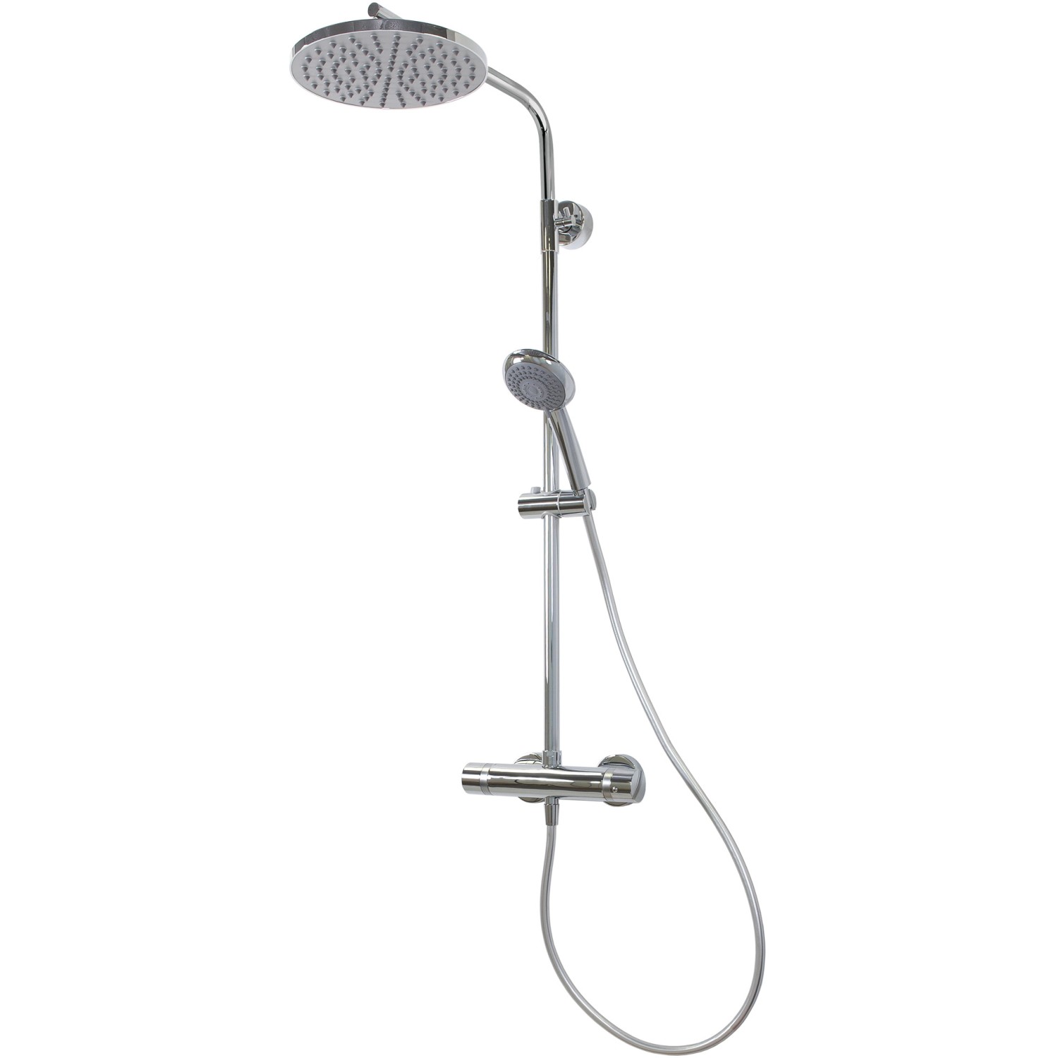 Breuer Duscharmatur Aquamaxx 310 mit Thermostat runde Kopfbrause