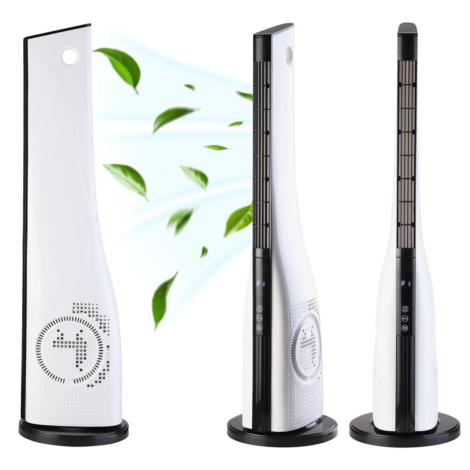 Tronitechnik Turmventilator, 88 cm, mit Oszillation. Schlankes Design für Wohn- und Schlafräume.