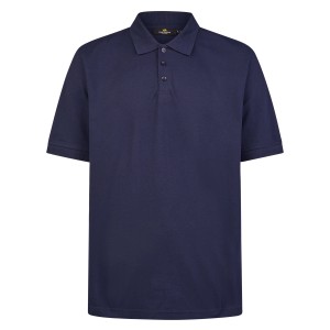 Marineblaues Hans Schäfer Workwear Polo-Shirt Gr. M aus Baumwolle.