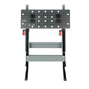 Werk- und Spanntisch mit Spannbacken, max. 250 mm Spannweite und 100 kg Belastbarkeit.