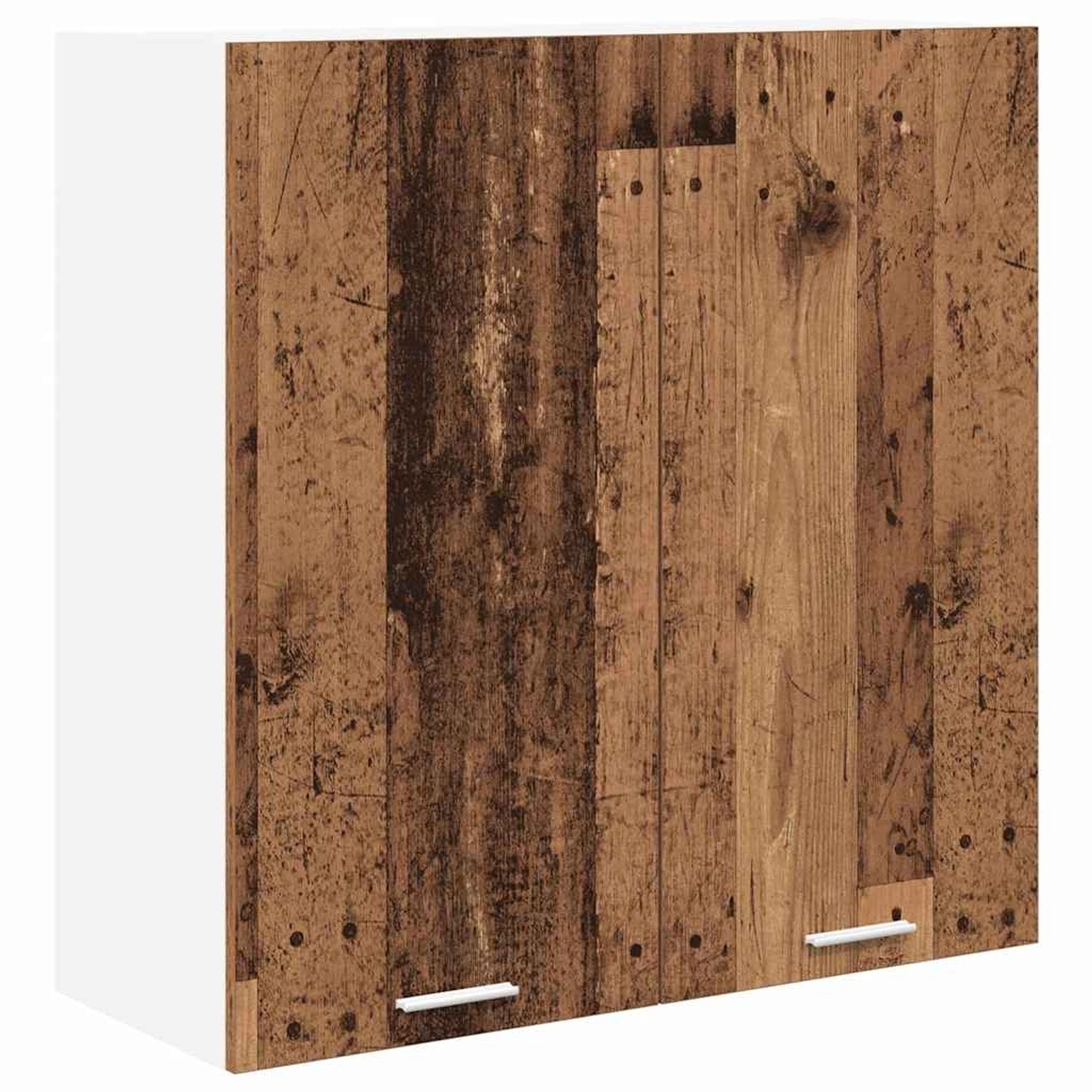 vidaXL Hängeschrank mit Tür Riga Altholz 80 x 31 x 80 cm Holzwerkstoff 884288