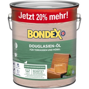 Dose Bondex Douglasien-Öl 3L, Holzschutz für Außen, matt. Für Terrassen und Gartenmöbel.