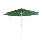 Grüner MCW Sonnenschirm Asti Ø 3m mit Kurbel und Neigefunktion für Garten & Balkon. UV-Schutz 50.