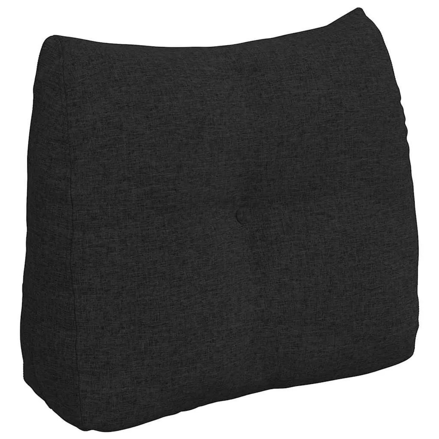 vidaXL Rückenkissen Schwarz 60 x 24 x 50 cm Stoff 42014385