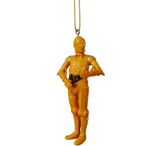 Star Wars C-3PO Weihnachtsanhänger als 3D-Figur für den Weihnachtsbaum.