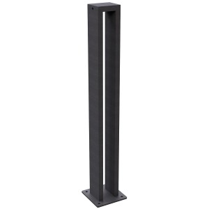 Schake Fahrradanlehnbügel Einzelparker in Eisengrau, robust und stabil.