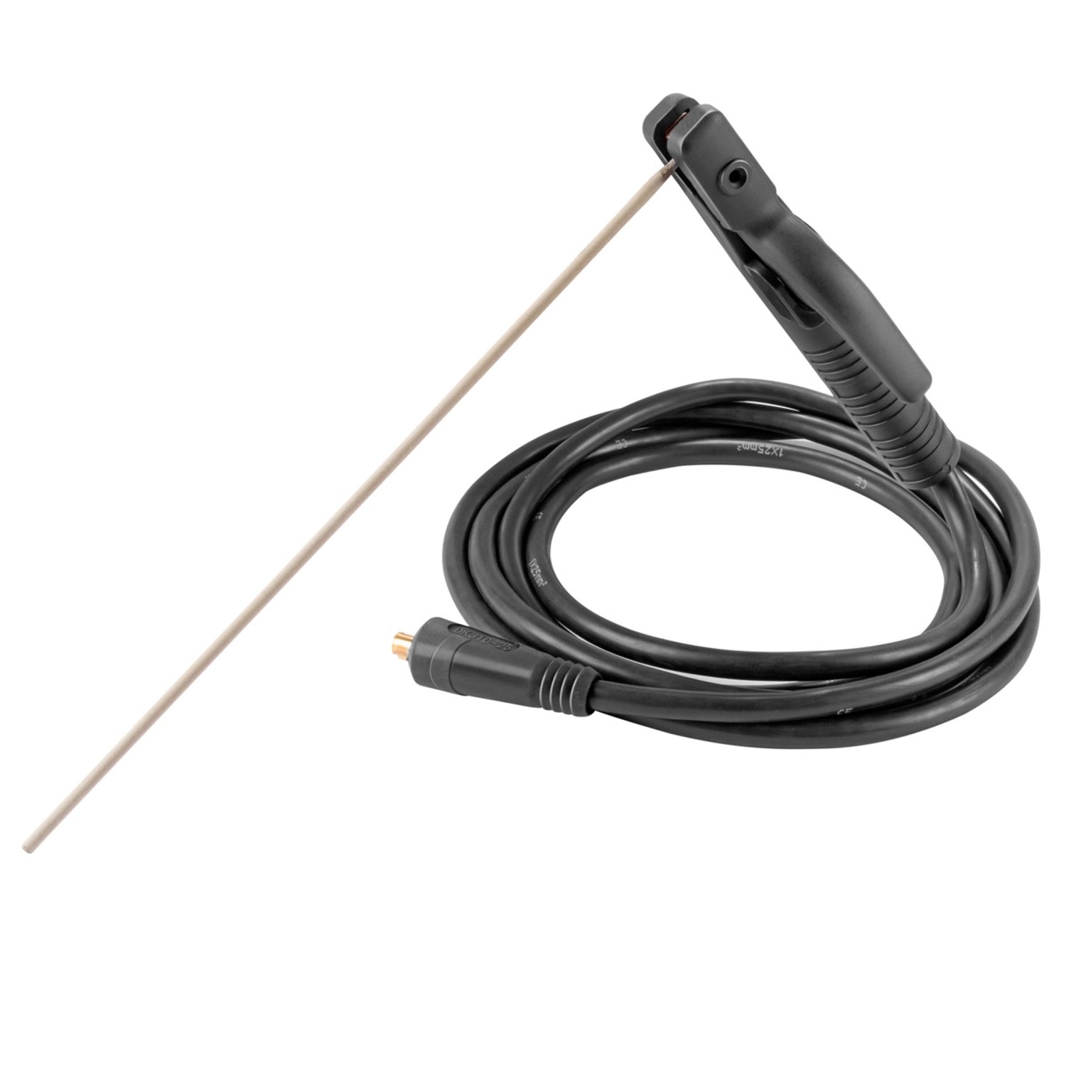 STAHLWERK MMAArc Elektrodenhalter 200 A mit 5 M Schweißkabel 25 mm² 13 mm Dorn