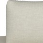 Detailaufnahme: Beige Kissen der modularen Gartenlounge Waldport aus Akazienholz.