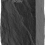 Eckiger Zahnputzbecher in Steinoptik von baliv aus Kunststoff.