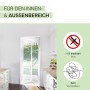 Kobolo Türvorhang DIAMONDS, klar, 90x200cm, aus Kunststoff. Dekorativer Insektenschutz für Türen.