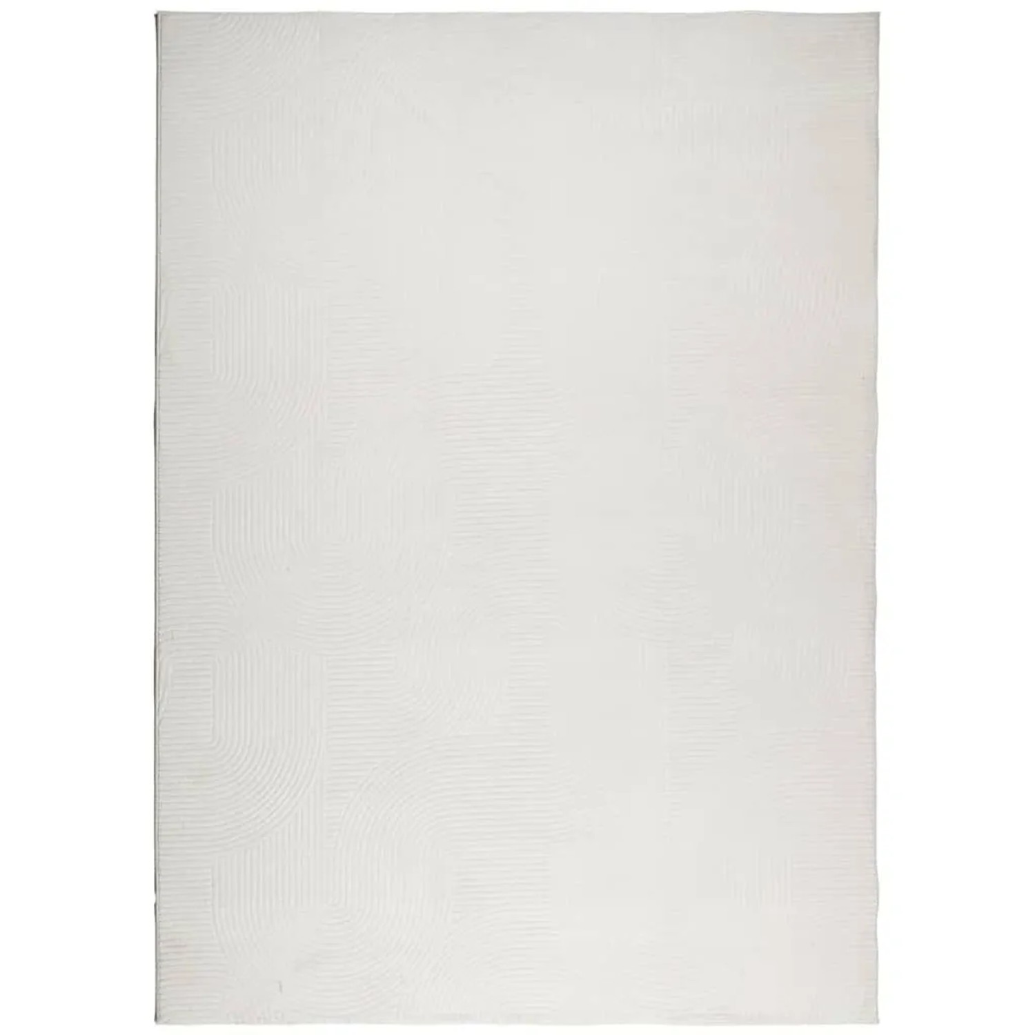 vidaXL Teppich IZA Kurzflor Skandinavischer Look Creme 240x340 cm 375444 günstig online kaufen