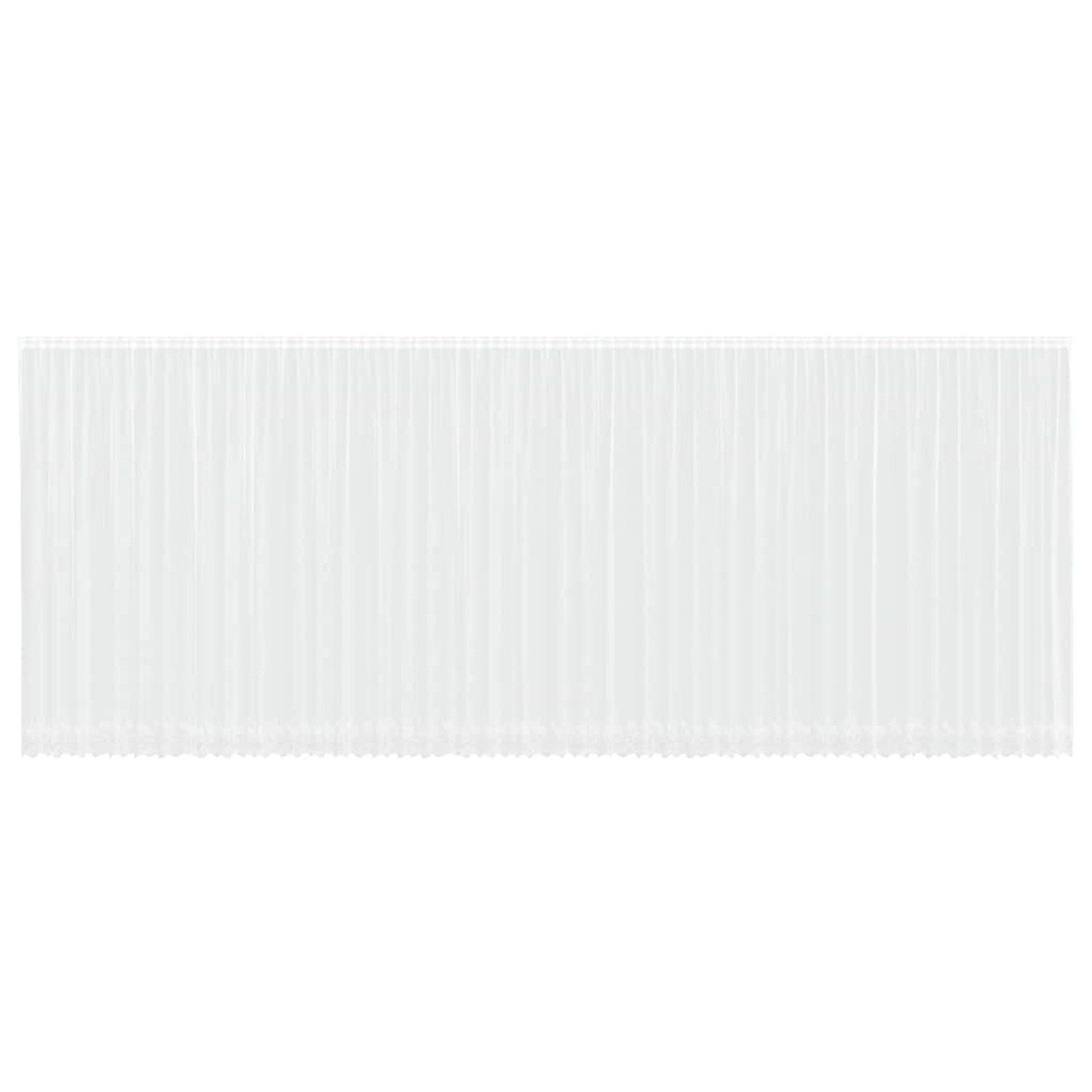 vidaXL Spitzenvorhang mit Vorhängen Weiß 1200x300cm Polyester 4107864 günstig online kaufen