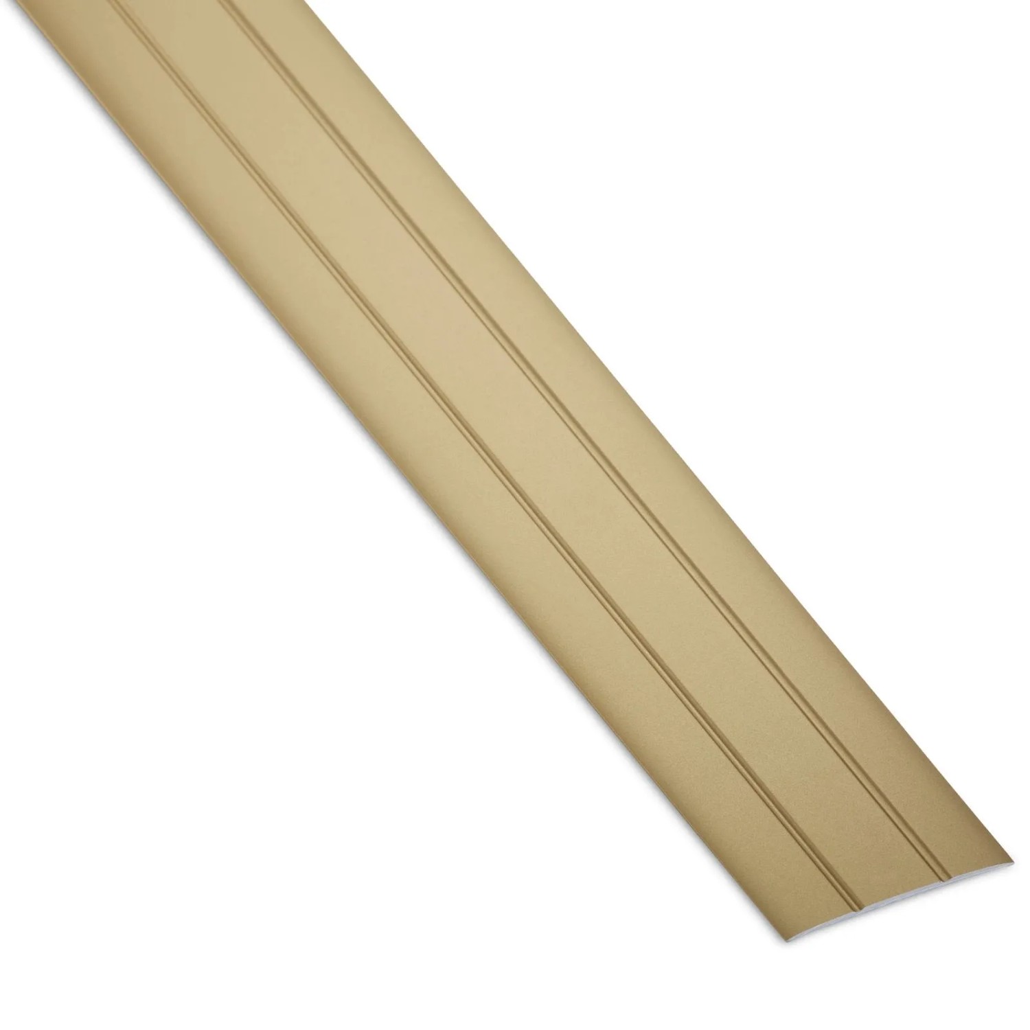 SOTECH Übergangsprofil Cross 1000 x 37 x 2,5 mm Selbstklebend Aus Aluminium Messing Eloxiert