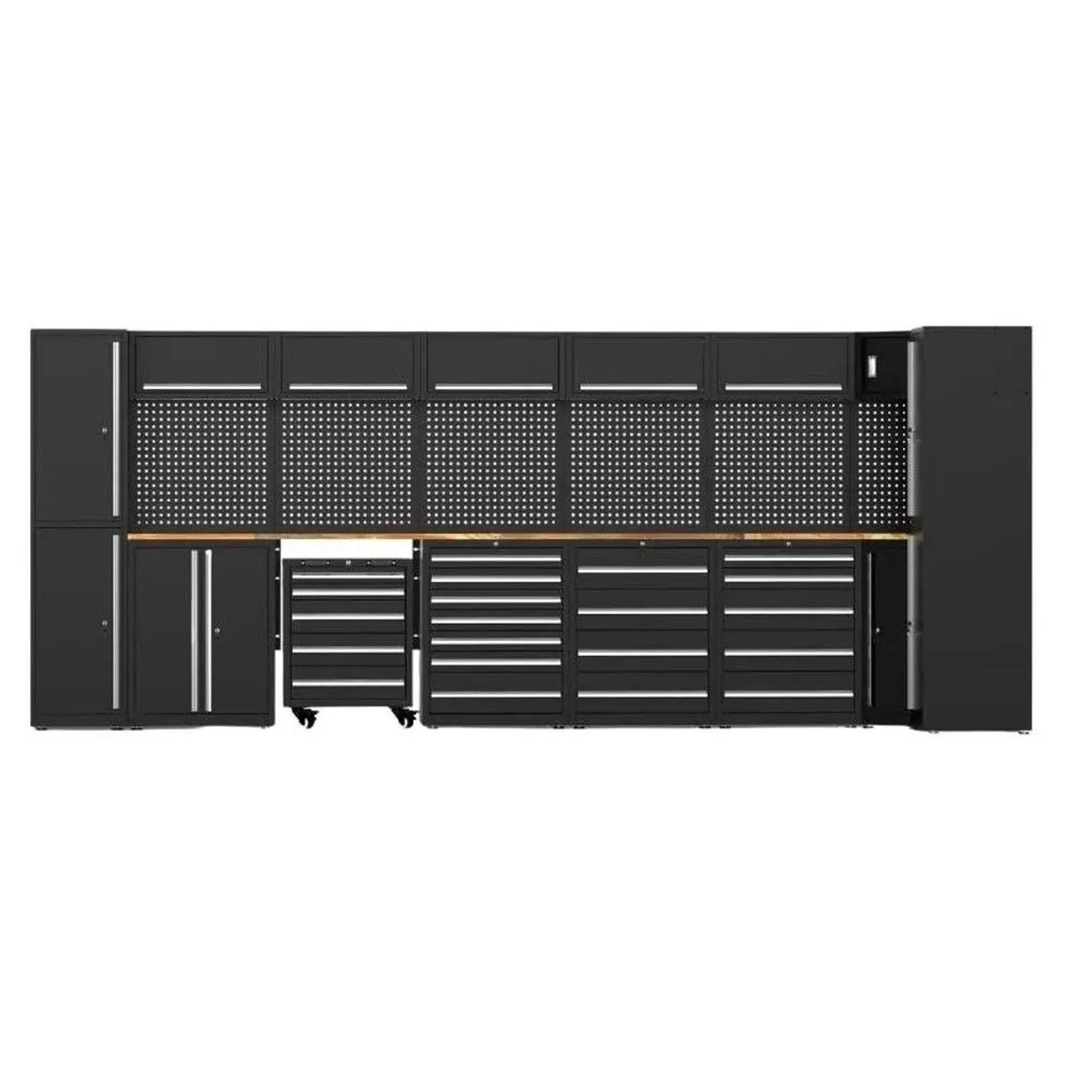 Galaflor Kombinierter Werkzeugschrank/Werkzeugwand mit Ecke 2025x5050x550 mm