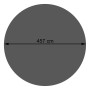Schwarze MCW Pool Abdeckung, 200 µm, rund, Durchmesser 4,57 m.