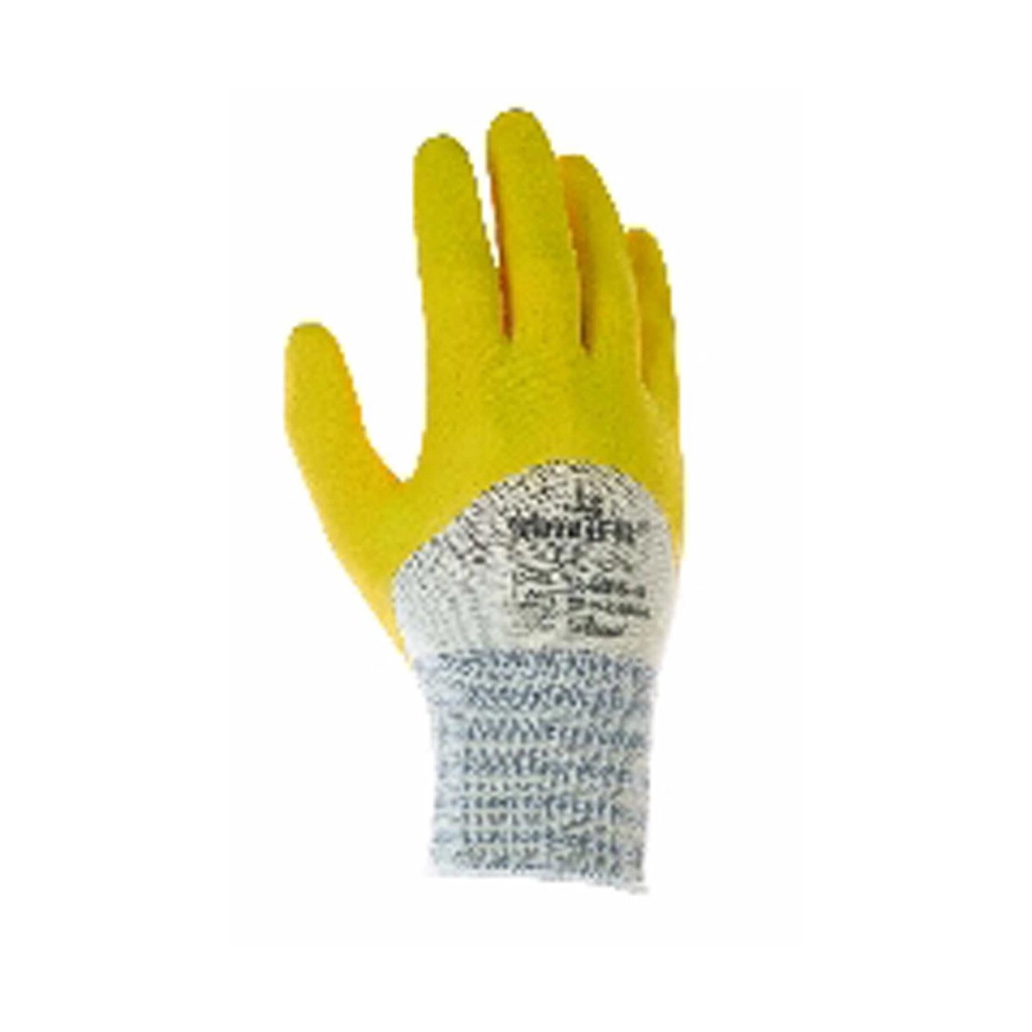 ALLEGRA Nitrilhandschuh mit Strickbund Gelb Kat 2 Größe 10