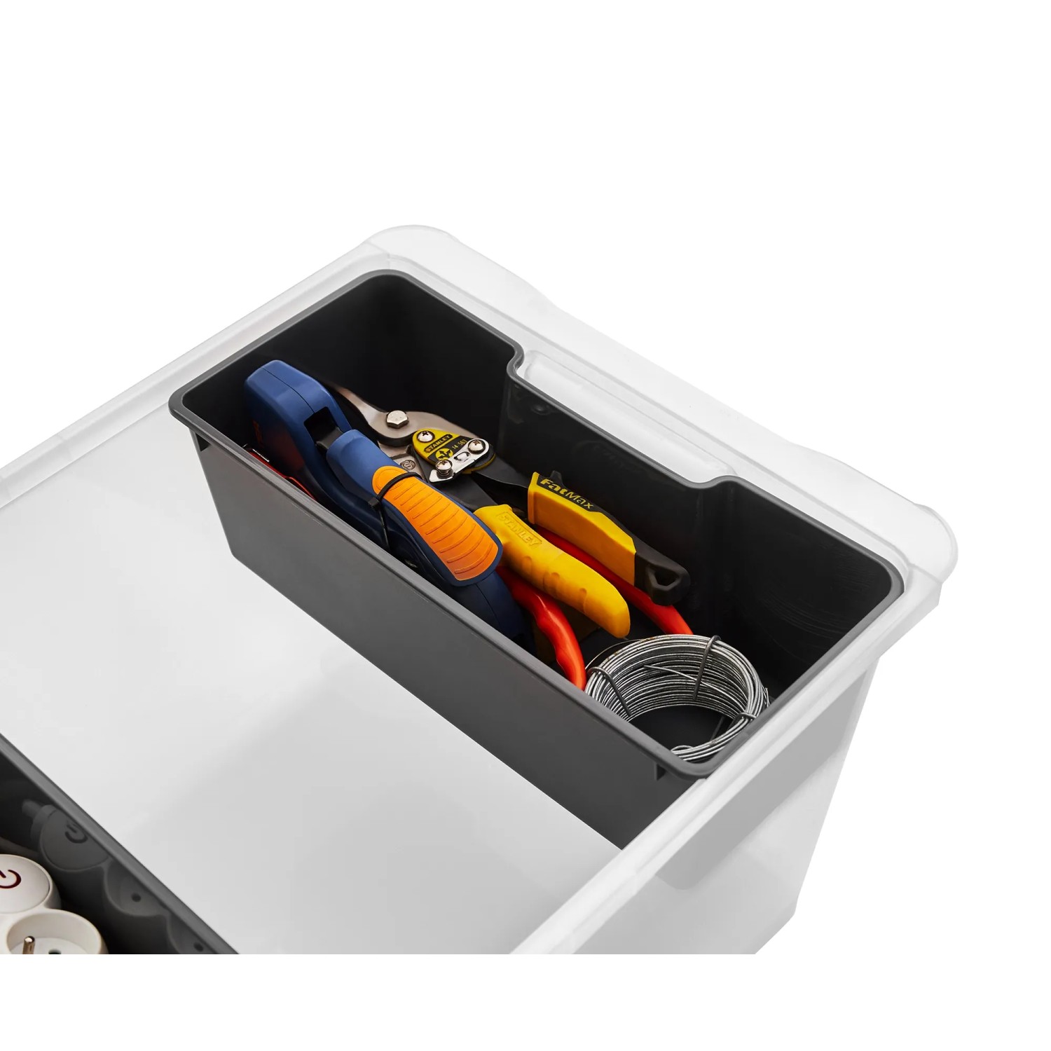 Rotho Korb Evo für 65 l Boxen Anthrazit kaufen bei OBI