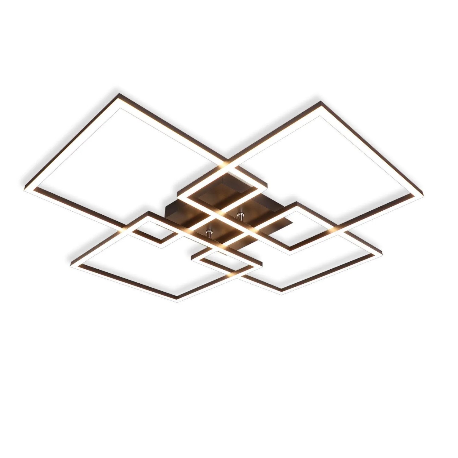 NETTLIFE LED Deckenleuchte aus Metall L73Schwarz