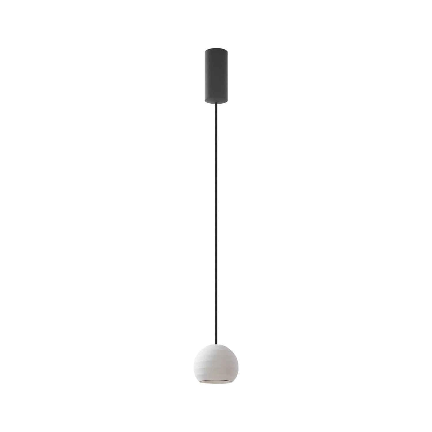 Lucande LED Darkorin 10014860 Design Modern in Weiß aus GipsTon 1-flammig Wohnzimmerleuchte