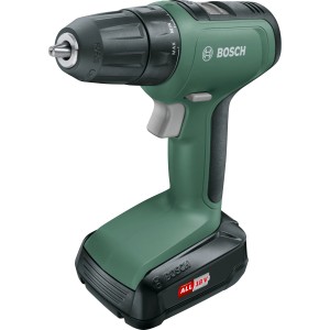 Bosch UniversalDrill 18 Akkuschrauber in Grün und Schwarz. Kompakter Akku-Bohrschrauber.