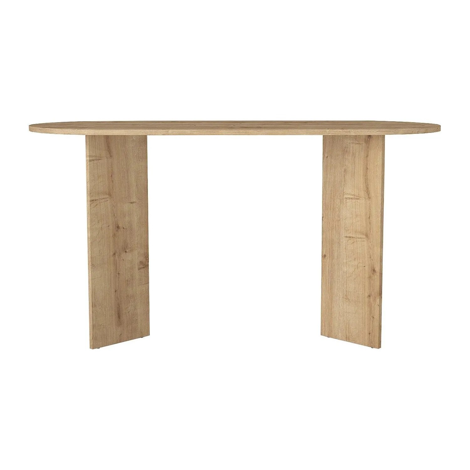 Vente-unique Konsolenschreibtisch Topania Naturfarben Hell 140 cm