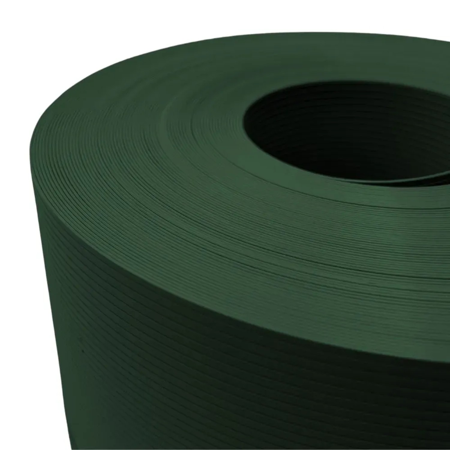 Rolle Tannengrün zaunzu Sichtschutz Rille PP, 26m für Doppelstabmattenzaun.