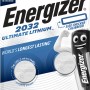 2er-Pack Energizer CR2032 Lithium Knopfzellen für Geräte wie Fernbedienungen und Thermometer.