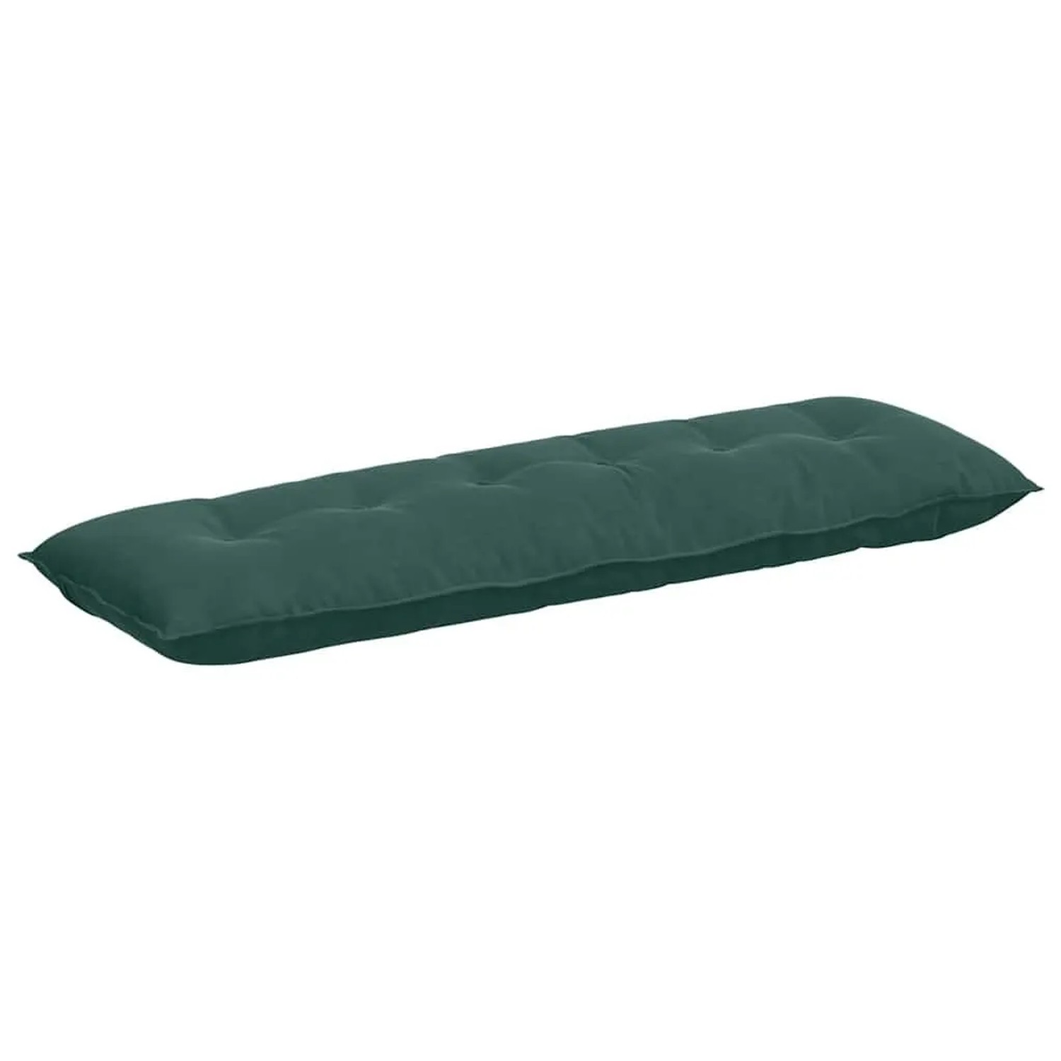 vidaXL Rückenkissen Dunkelgrün 160 x 50 cm Cordstoff 42014892